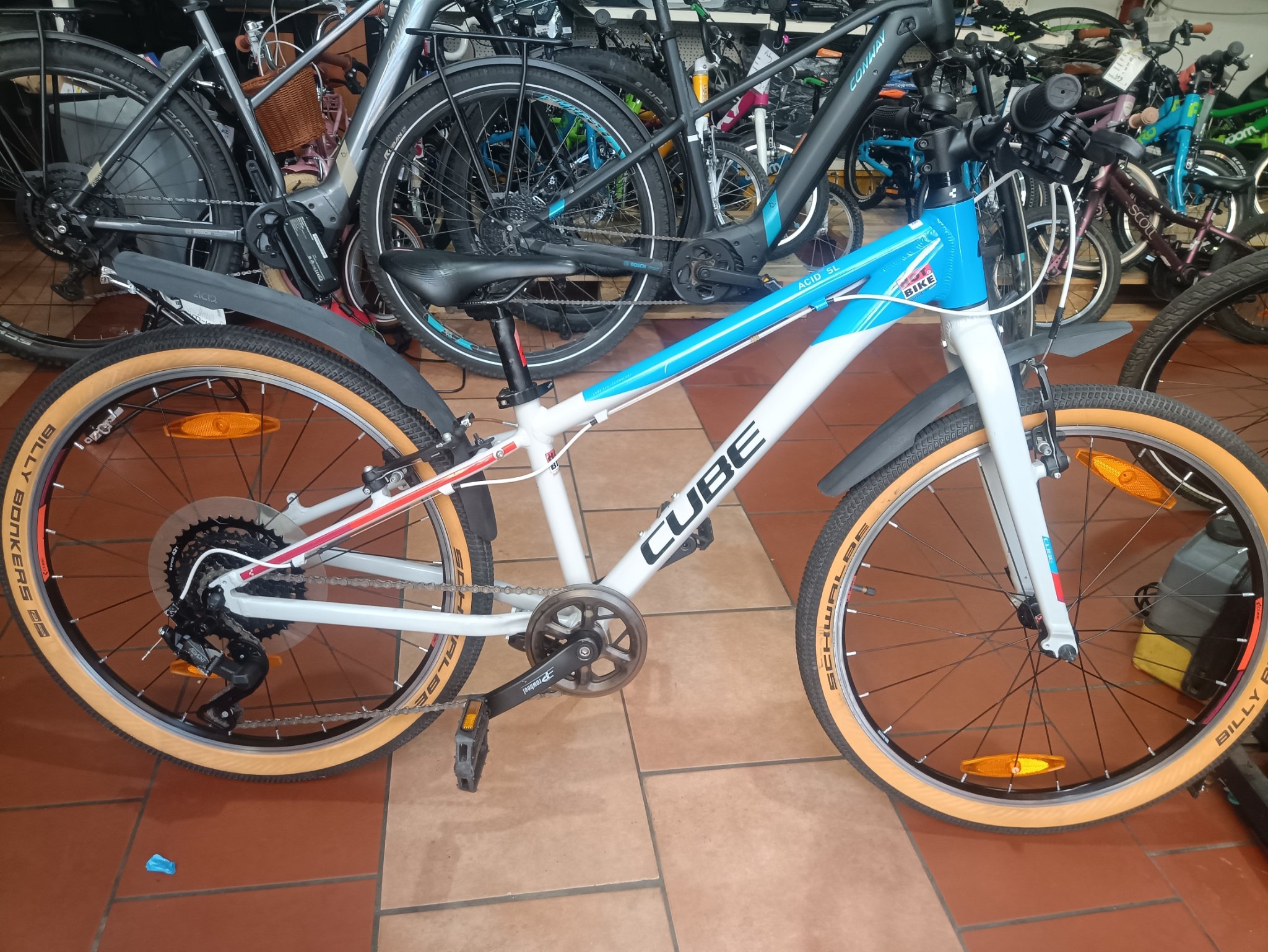 24 Zoll 176 - Cube Kinder MTB Fahrrad. 7 Gänge.